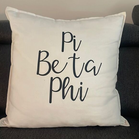 Pi Beta Phi Pillow cover & Plush Insert Pillow - Picture 1 of 3